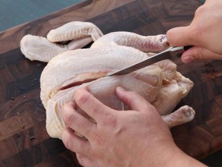 روش بریدن و پاك كردن مرغ