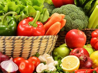قلبی سالم با میوه و سبزیجات