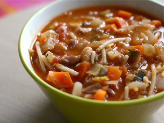 سوپ سبزی‌های ماین استرون ژنوا