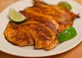 خوراک ماهی شوریده ی تنوری با تمبر هندی