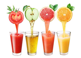 خوراك‌های رژيمی قدرت آب میوه‌ها و سبزیجات  