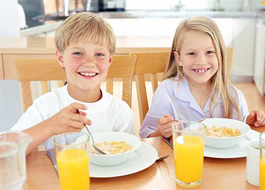 فواید صبحانه برای کودکان