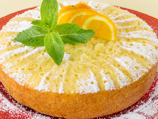 کیک پرتقالی با سس کاراملی +طرز تهیه