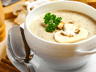 سوپ قارچ سفید ؛ یک پیش غذای سبک و خوشمزه