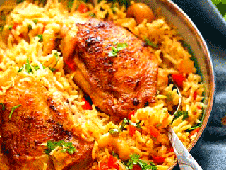 بریانی مرغ و سبزیجات ؛ یک غذای خوشمزه هندی