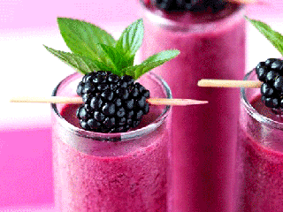 میلک شیک توت سیاه +نوشیدنی برای روزهای گرم تابستان