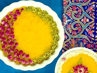طرز تهیه حلوا زرده همدانی، یک حلوا مقوی برای افطار
