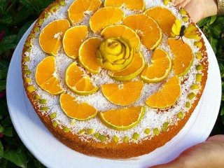 طرز تهیه کیک نارنگی پاییزی؛ خوشمزه و لذیذ