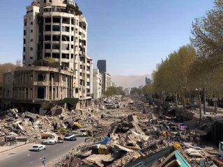 ببینید زلزله ۷ ریشتری چه بلایی سر تهران می‌آورد + عکس