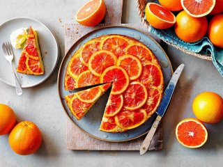 کیک پرتقال برگردان + طرز تهیه