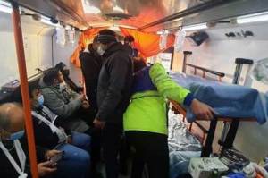 اولین تصاویر از مصدومان حادثه متروی کرج - تهران