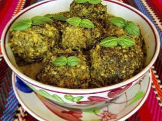 طرز تهیه کوفته سبزی شیرازی