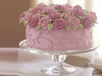 کیک تزئینی با گل های مارگریت