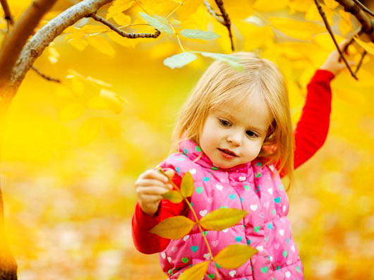 پاییز کودکانه