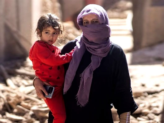 تصاویر غم‌انگیز از زلزله مراکش